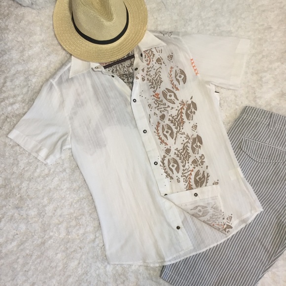 SALE❗️Italian Doramafi Sicilia's Button Dwn M NWOT - Picture 1 of 4